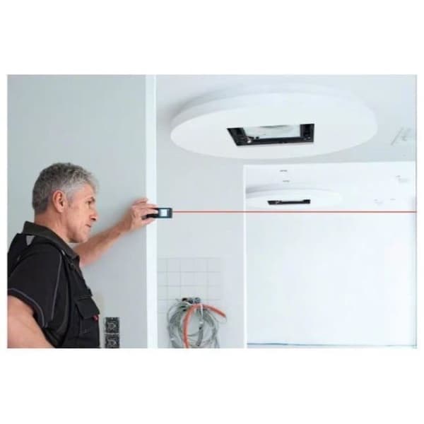 Bosch Professional GLM 40 -laseretäisyysmittari (punainen laser, kantama: 0,15–40,00 m, 2 x 1,5 V LR03 (AAA) -paristoa, laukku) - 0601072902