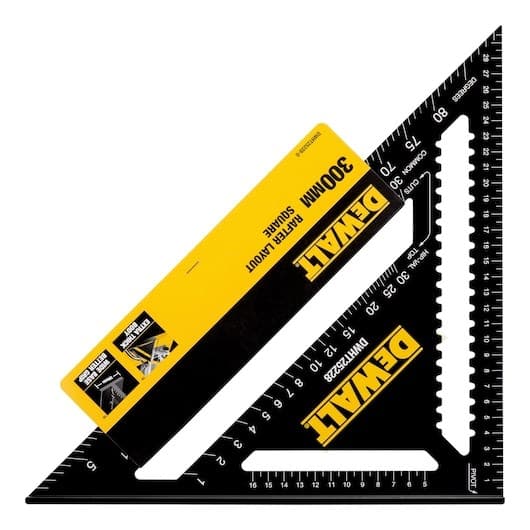 DeWALT DWHT25228-0 linjal 300 mm aluminium svart, gul