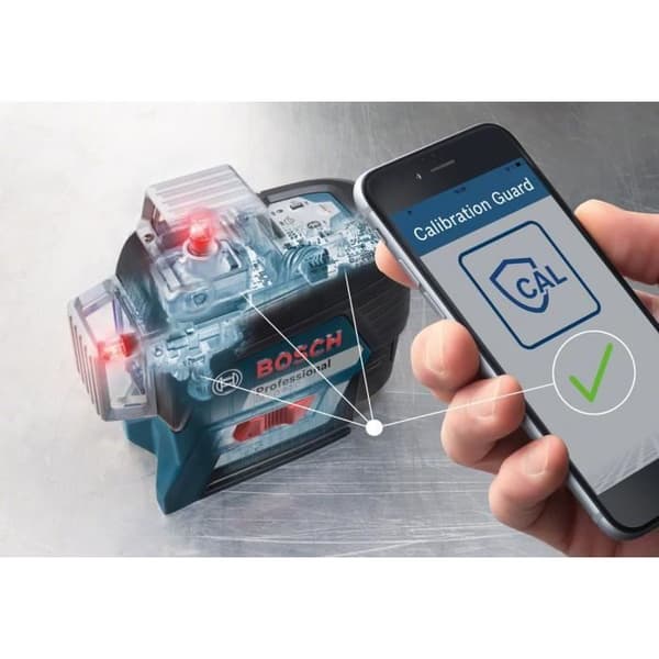 Bosch Professional GLL 3-80 C -linjalaser - heijastaa 3 viivaa 360° + BT 150 -jalusta (akkuversio) - 0601063R01