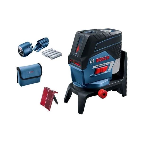 Bosch Professional GCL 2-50 C + RM2 -linjalaser (akkuversio) Bluetooth - jopa 20 m - 0601066G00 musta, Sininen