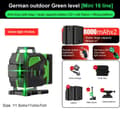 Miniatyrbillede 2 af 2: Laser Niveau, 16 Linjer, Vertikale & Horisontale Lasere, 360-Grad Auto-Niveauering,MULTI