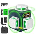 Miniatyrbillede 1 af 2: CIGMAN CM-701 Laser Niveau, 3x360° Dækning, Genopladelig, Fjernbetjening,Cigman CM-701
