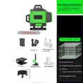 Miniatyrbillede 1 af 2: 4D Laser Niveau, 16 Linjer, IP54 Vejrbestandig,4d 16 linjer