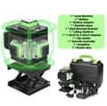 Pikkukuva 1 / 2: 4D Laser-taso, 16 viivaa, automaattinen itsestään tasoittuminen,vihreä F 4D