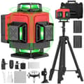 Miniatyrbillede 1 af 2: 4D Laser Niveau, 16 Linjer, Fjernbetjening,16 Linje Med Tripod+Plastik Kasse