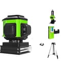 Miniatyrbillede 1 af 2: 4D Grøn Stråle Laser Niveau, Høj Synlighed, Fjernbetjening,IE12S DC11G H15