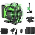 Miniatyrbillede 1 af 2: Laser Niveau, 360-Grad Projektion, ±1,5 mm Nøjagtighed,Grøn 16 Linje