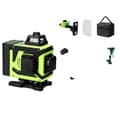 Miniatyrbillede 1 af 2: 4D 16-linjers laser niveau, justerbar lysintensitet, 360° dækning,4D 16Linjer