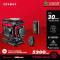 Miniatyrbillede 2 af 2: 360° Krydslinje Laserniveau, 30m Rækkevidde, Holdbar og Vandtæt,YVGLL4XS12TP5x1
