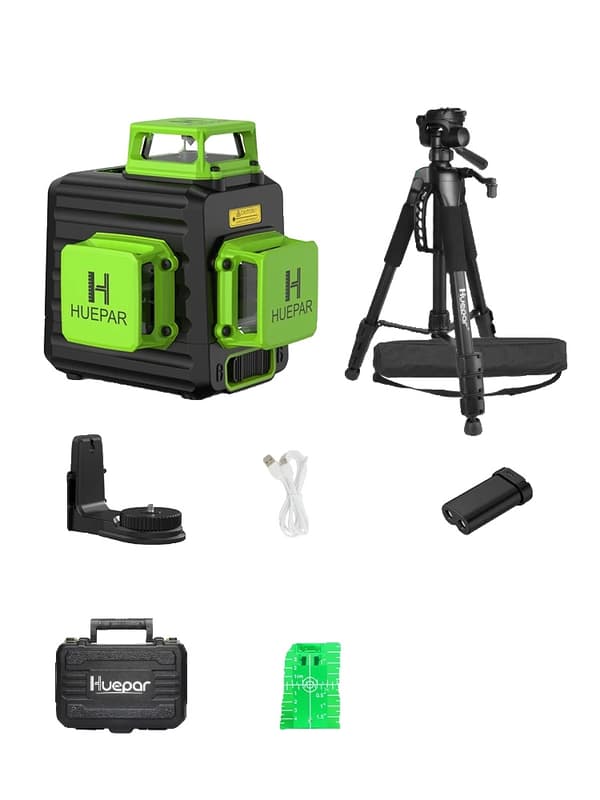 Laser-taso, 12 viivaa, itsesäätyvä, vihreä laser,B03CG-TPD14A