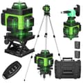 Miniatyrbild 2 av 2: 16-linjers laser vattenpass, vertikal och horisontell projektion, inkluderar stativ,16 Linje Med Stativ+Plastlåda