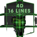 Miniatyrbillede 1 af 2: Laser Niveau, Selvnivellerende Funktion, 16 Laserlinjer,GR-EU