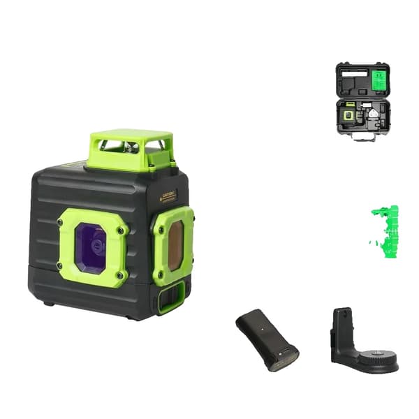 Laser Niveau, 360° Vandret Linje, Dobbelt Lodret Linjer, Selv-Niveauerende,Flere linjer