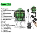 Miniatyrbillede 2 af 2: Professionelt Laser Nivea værktøj, 16 Laserlinjer, Kompakt og Bærbart Design,16 Linjer Type R