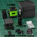 Miniatyrbillede 2 af 4: Laser Nivelleringsværktøj, 16 Linjer, Grøn Laserstråle, Selvnivellerende,16 Linje 2 Batteri