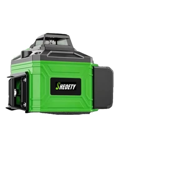 Laser Niveau, 16 Linjer, 360° Automatisk Justering, Vandtæt Kasse,16 Linje 2 Batteri