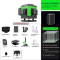 Miniatyrbillede 1 af 2: 4D Laser Niveau, 16 Linjer, IP54 Klassificeret,12 Linje med Holder-a