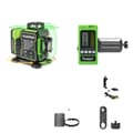 Miniatyrbillede 1 af 2: Laser niveau, Bluetooth-forbindelse, LCD-skærm med baggrundsbelysning, elektrisk roterende base,SÆT-2