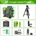 Pikkukuva 2 / 2: Laser-taso, Bluetooth-yhteys, LCD-näyttö taustavalolla, sähköinen pyörivä jalusta,ASET-3