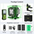 Miniatyrbillede 2 af 2: 4D Krydslinje Laser Niveller, 16 Linjer, Bluetooth Forbindelse,grøn