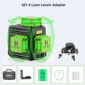 Pikkukuva 2 / 2: Huepar Laser Level, 12 Viivaa Tarkkuus, 360° Itse Tasapainottava,SET-4