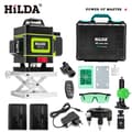 Pikkukuva 2 / 2: HILDA Laser-taso, 12/16 viivan mittaus, CE-sertifioitu tarkkuus,16 Riviä Aseta 8