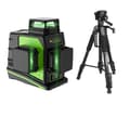 Miniatyrbillede 1 af 2: Laser Nivelleringskit, 12 Linjer, Selvnivellerende Grøn Stråle,SÆT 5