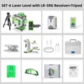 Miniatyrbild 2 av 2: Huepar Laser Nivå, 16 Linjer Justering, Hög Noggrannhet ±2mm,SET-6