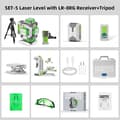 Pikkukuva 2 / 2: Huepar Laser Level, 16 Viivan Kohdistus, Korkea Tarkkuus ±2mm,SET-5
