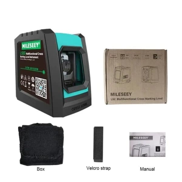 Laser Nivåverktyg, Vertikala & Horisontella Linjer, Modell L52G,L52G