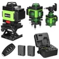 Pikkukuva 1 / 2: EU 4D Laser-taso, 4 * 360° Viivaa, ±3° Itse-tasoitus,EU Plug 4D