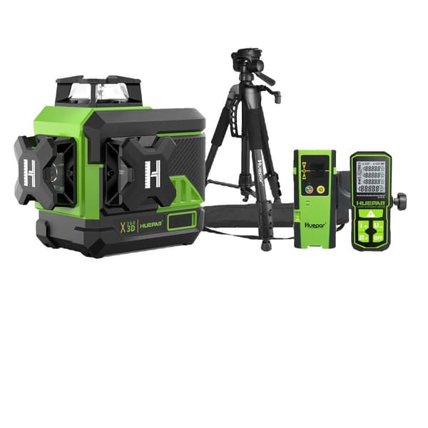 Huepar Laser Nivå, 12 Linjer Precision, Bluetooth Fjärrkontroll,SET 6