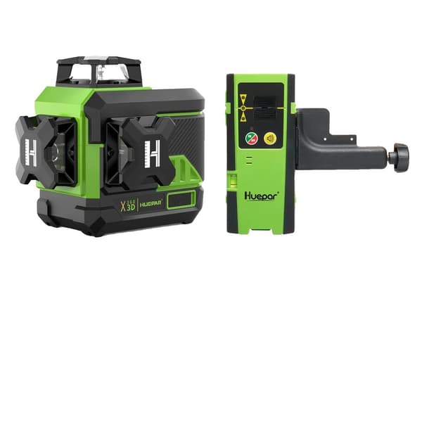 Huepar Laser Nivå, 12 Linjer Precision, Bluetooth Fjärrkontroll,SET 2