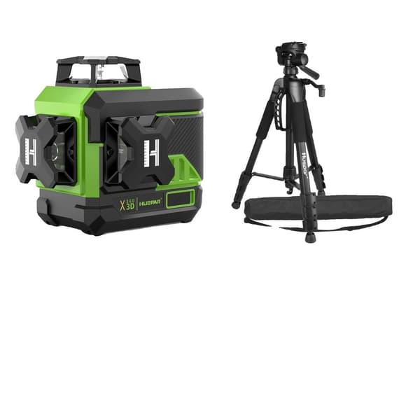 Huepar Laser Nivå, 12 Linjer Precision, Bluetooth Fjärrkontroll,SET 3