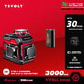 Miniatyrbillede 2 af 2: 360° Laser Niveau, 12-Linjers Måling, Selvnivellerende ±4°,YVGLL4XS12P3x1