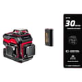 Miniatyrbillede 1 af 2: 360° Laser Niveau, 12-Linjers Måling, Selvnivellerende ±4°,YVGLL4XS12P3x1