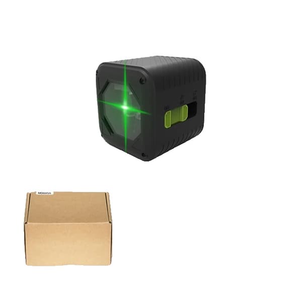 Laser Niveau, Grøn eller Rød Stråle, Selvnivellerende Magnetisk Vægbeslag, MD02GS