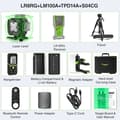 Miniatyrbild 2 av 2: Laser nivåsats, 16 linjer, självnivellerande, Bluetooth-fjärrkontroll, SET 5