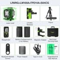 Miniatyrbillede 2 af 2: Laser Niveau Sæt, 16 Linjer, Selvnivellerende, Bluetooth Fjernbetjening, SET 6