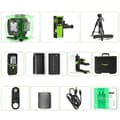 Miniatyrbillede 1 af 2: Laser Niveau Sæt, 16 Linjer, Selvnivellerende, Bluetooth Fjernbetjening, SET 6