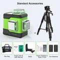 Miniatyrbillede 2 af 2: Huepar 3D Laser Niveau, 3 x 360° Funktionalitet, 200Ft Arbejdsafstand,SET-3