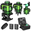 Pikkukuva 1 / 2: 4D 16 Viivan Laser-taso, Itsetasaus, Ladattava Akku,vihreä EU-pistoke