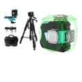 Miniatyrbild 1 av 4: 3D Grön Laser Nivå, Fjärrkontroll, 360° Projektion, Vattentät Design,DJ03CGA-DT14A