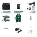 Miniatyrbillede 1 af 2: Grøn Laser Niveau, 16 Linjer til Præcis Justering, Genopladeligt 4000mAh Batteri,KL4D-03G 1,6m
