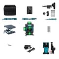 Miniatyrbild 1 av 2: Grön Laser Nivå, 16 Linjer för Exakt Justering, Uppladdningsbart 4000mAh Batteri,-03GKL4D-03G KL-1D-03GKL4D-03G KL-1D-03G