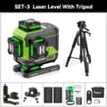 Miniatyrbillede 2 af 2: Laser Niveau, 16 Linjer, Bluetooth Forbindelse, SET-3 med stativ