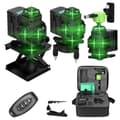 Miniatyrbillede 1 af 2: 16-linjers selvudjævnende laser niveau, 3° automatisk kalibrering, 10m arbejdsafstand,Sort EU