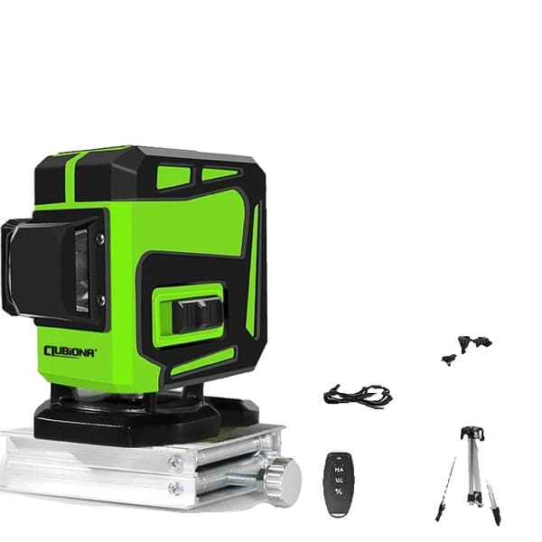 Grön Laser Nivå, 12 Linjer, Fjärrkontroll, IE12C-DC11G-H15BL12