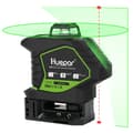 Miniatyrbillede 2 af 2: Grøn Laser Niveau, Selvnivellerende, 360° Dækning, 6211CG