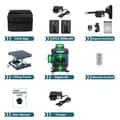 Miniatyrbillede 2 af 2: Grøn Laser Niveller, Selv-nivellerende, IP54 Vandtæt,KL4D-03G